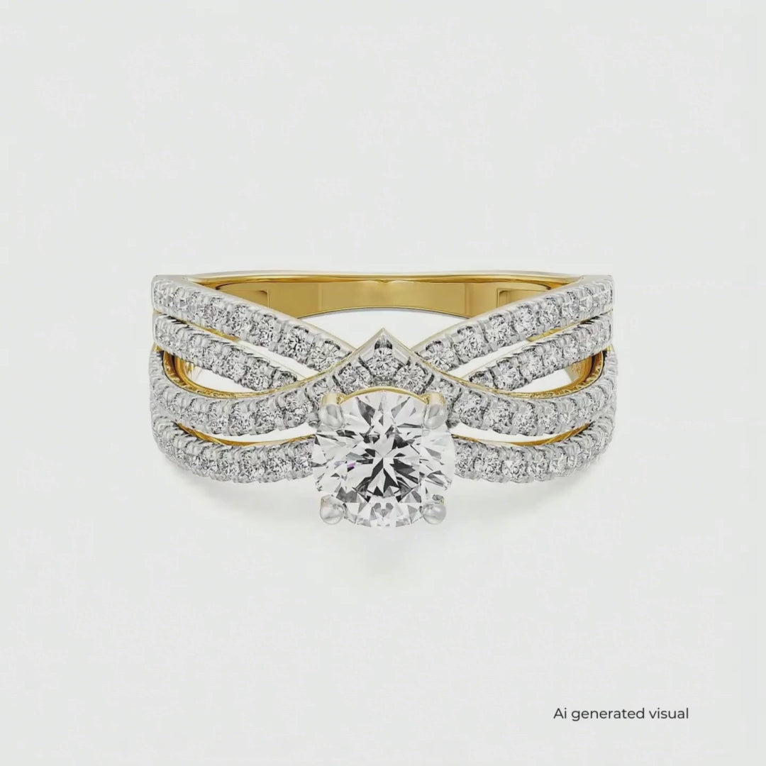 Regal Splendor Lab Grown Diamond Ring