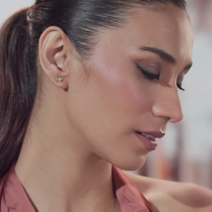 Raha Solitaire Lab Grown Diamond Studs