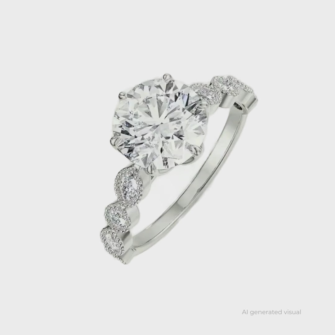 2 CT Kathie Lab Grown Diamond Ring