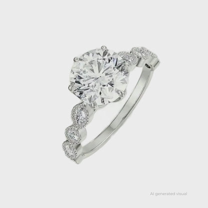 2 CT Kathie Lab Grown Diamond Ring