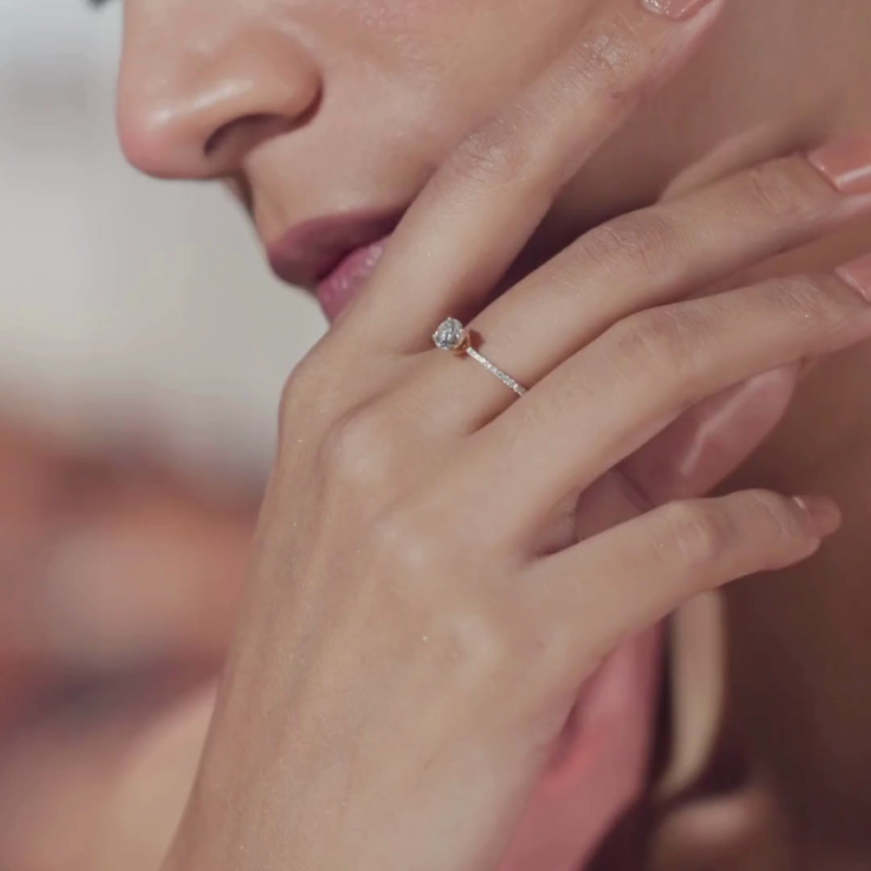 Classic Lab Grown Diamond Solitaire Ring