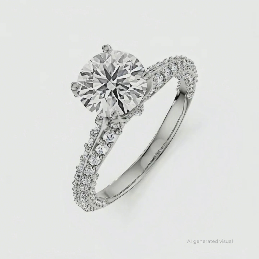 Shimmer Lab Grown Diamond Solitaire Ring