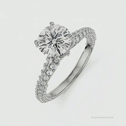 Shimmer Lab Grown Diamond Solitaire Ring