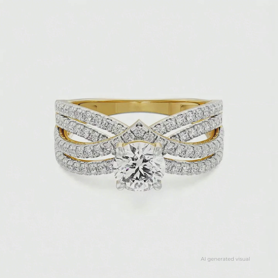 Regal Splendor Lab Grown Diamond Ring