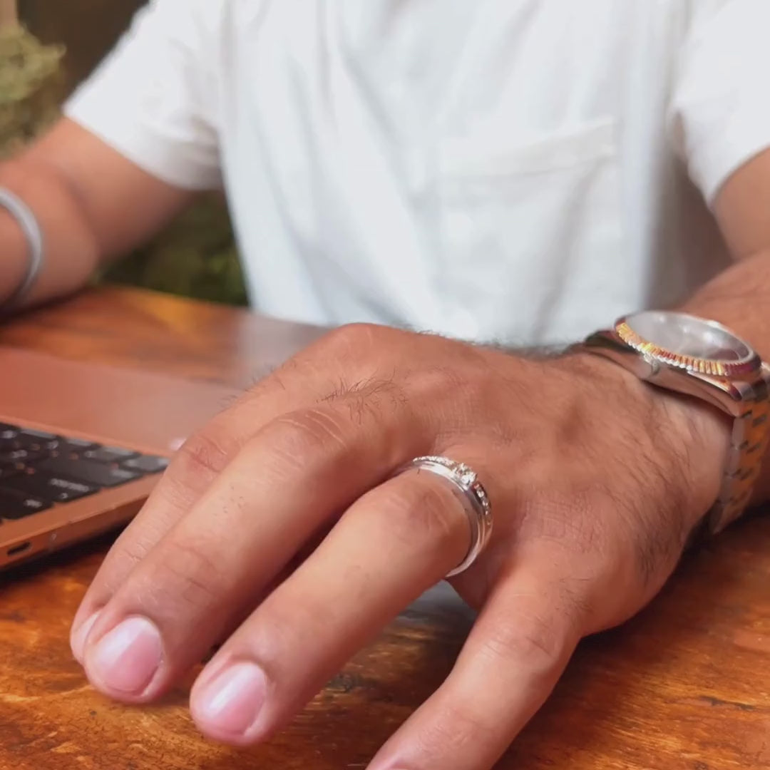 Stardust Lab Grown Diamond Ring for Men