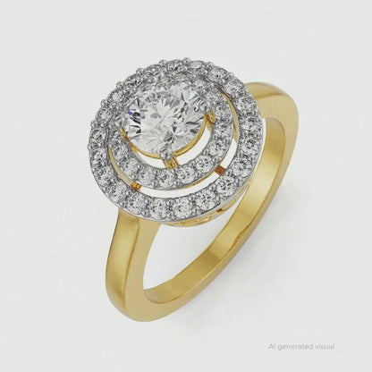 Jessie Round Lab Grown Diamond Ring