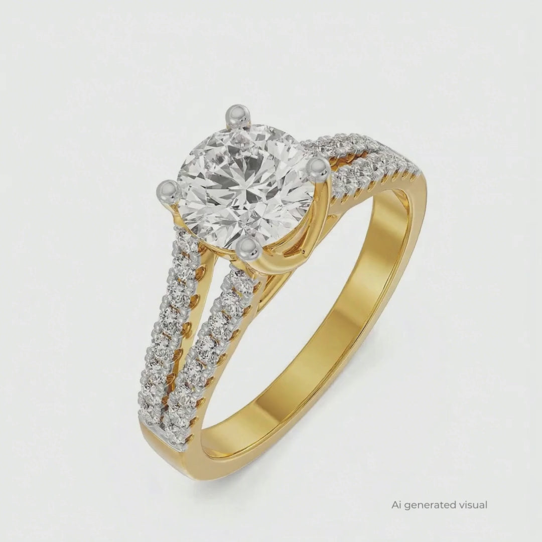 Ashez Lab Grown Diamond Ring