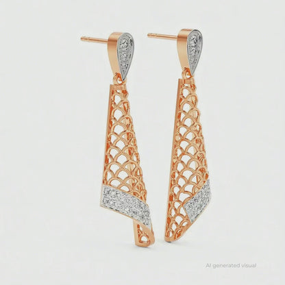 Lab-Grown Opulent Diamond Drop Earrings