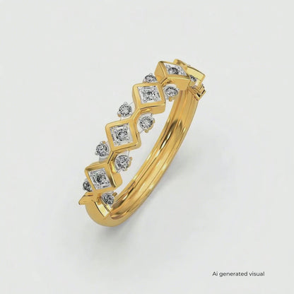 Swirl Lab Grown Diamond Ring