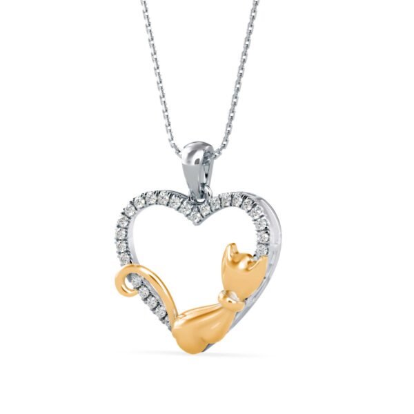 Diamond Pendant in 14 KT Yellow, White and Rose Gold or 18 KT Yellow, White and Rose Gold. Pendants for women, Gold Pendant