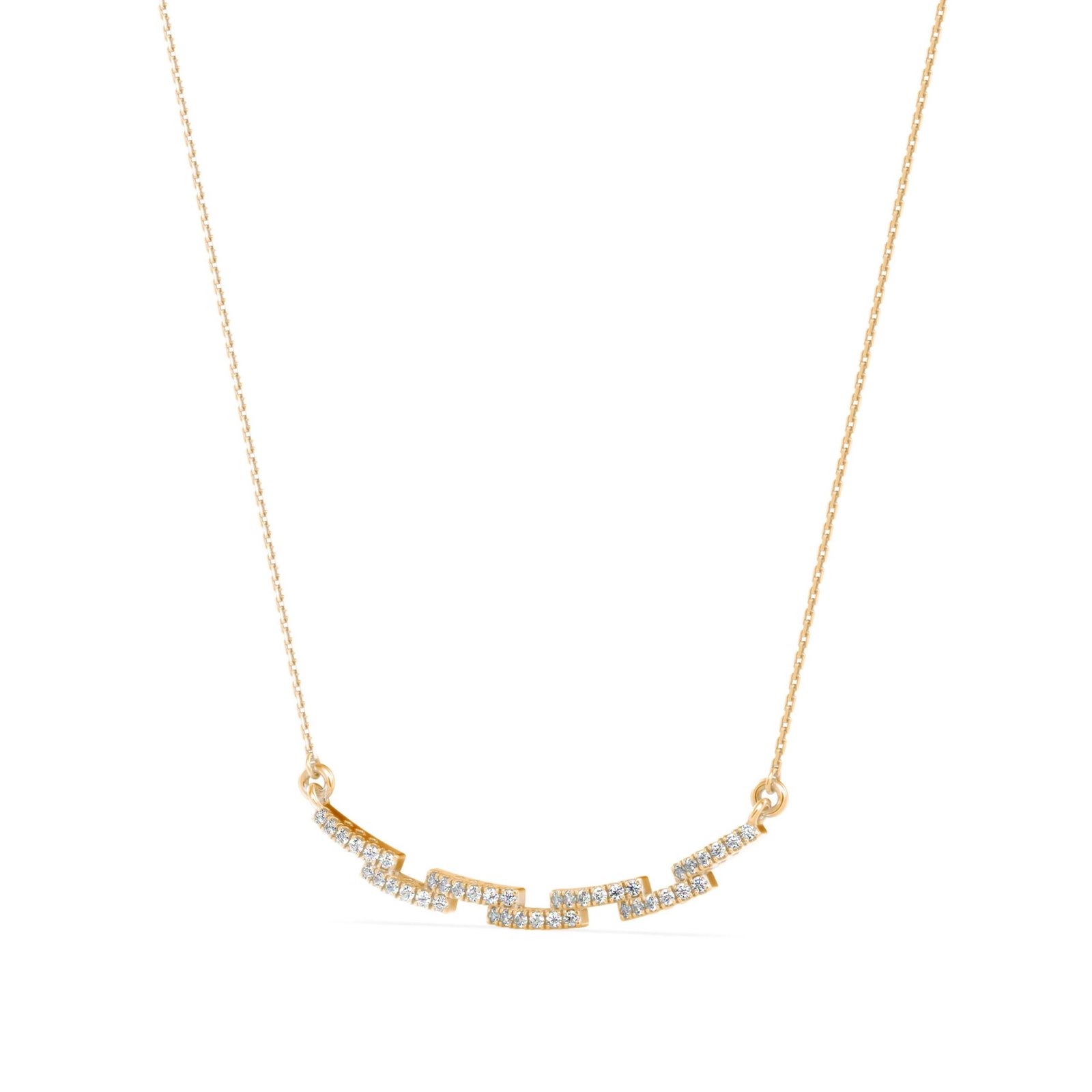 Graduated Bezel Diamond Necklace, 14k Yellow Gold, 0.24 ctw — Brilliant  Atlanta: Custom Design Studio + Jewelry Boutique