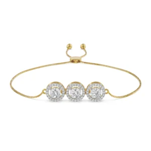 Elegant Trio Diamond Bracelet