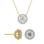 Havana Solitaire Diamond Pendant Set