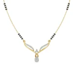 Twisted V Diamond Mangalsutra