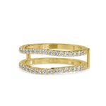 Diamond Ring in 14 KT Yellow Gold or 18 KT Yellow Gold. engagement rings for women. diamond ring price. solitaire diamond ring
