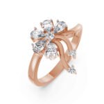 lab grown Floral Fantasy Diamond Ring