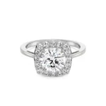 Diamond Ring in 14 KT White Gold or 18 KT White Gold. engagement rings for women. diamond ring price. solitaire diamond ring