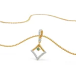 Elegant Emerald Diamond Pendant