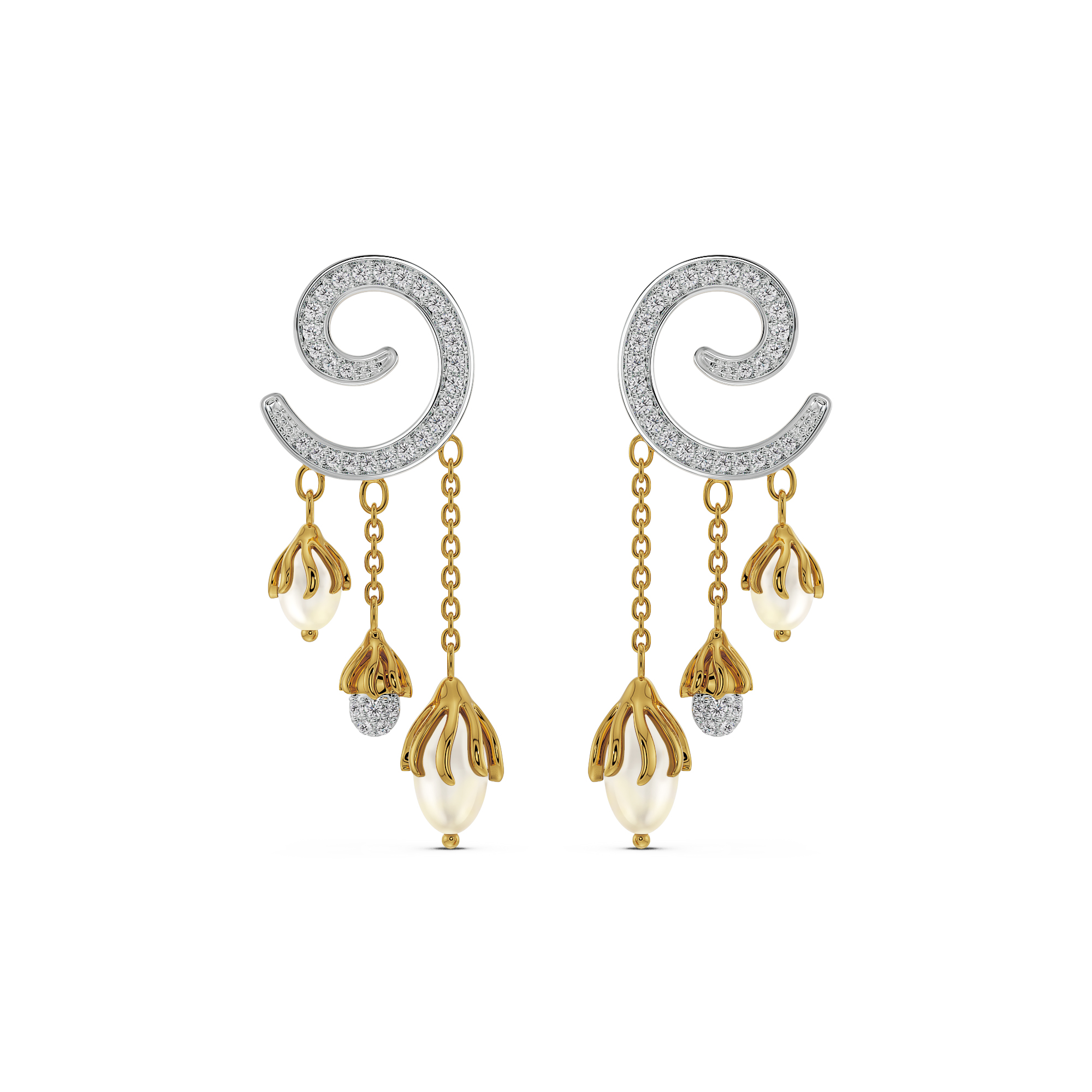 Buy Jaz Design House's Graceful and Stylish Diamond/Crystal Stone  Traditional Peacock Earrings for Women and Girls at Amazon.in