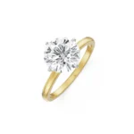 1.5 CT Solitaire Engagement Ring Top View