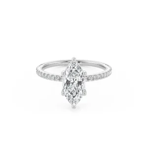 Magnificent Marquise Engagement Ring front view