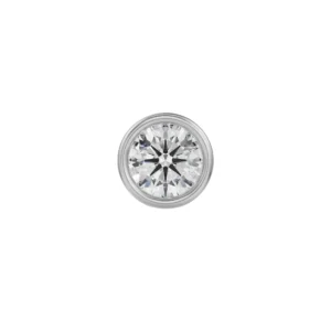 1 CT Round Solitaire Studs for Men