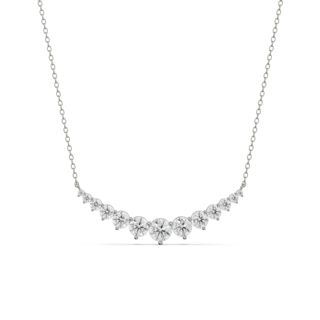 Eternity Round Diamond Necklace