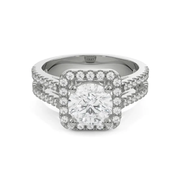 Emma Halo Round Diamond Ring