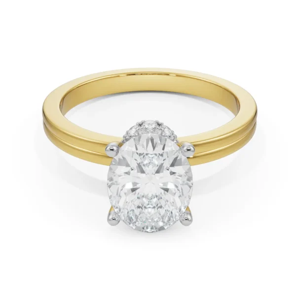 Nova Oval Solitaire Ring