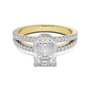 Emerald Cut Bridal Ring