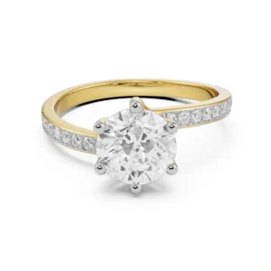 Twisted Solitaire Ring