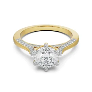 Sloane Round Halo Engagement Ring