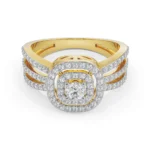 Margot Halo Diamond Ring