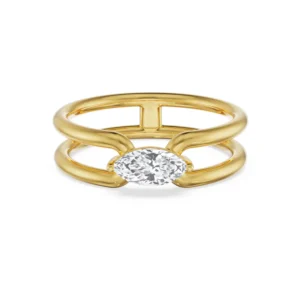 0.50 CT Marquise Engagement Ring- front view