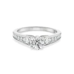 Harlow Pave Engagement Ring Front view